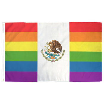 Mexico Rainbow Flag by Flags For Good