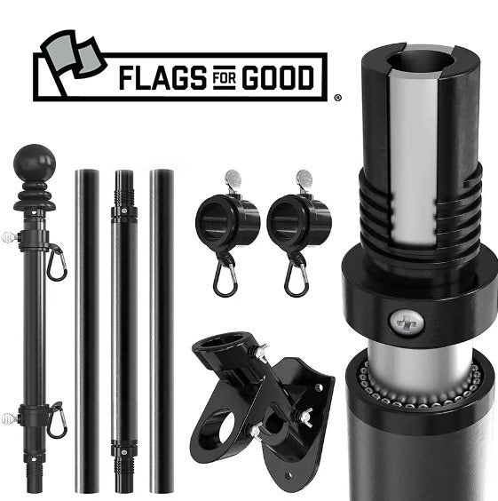 The Goodest Flag Pole Kit by Flags For Good