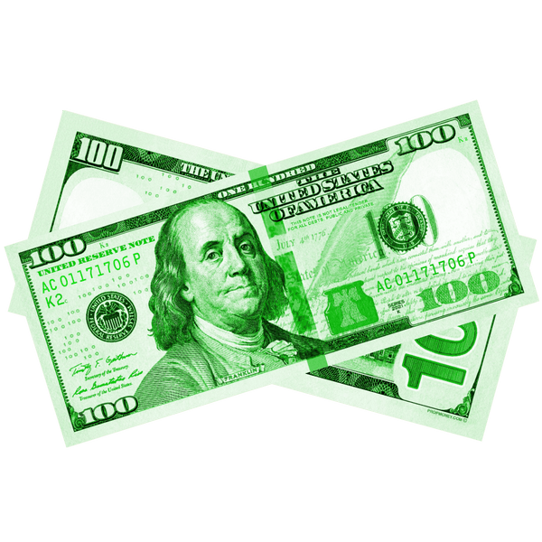 100x $100 New Series Green Bills by Prop Money Inc
