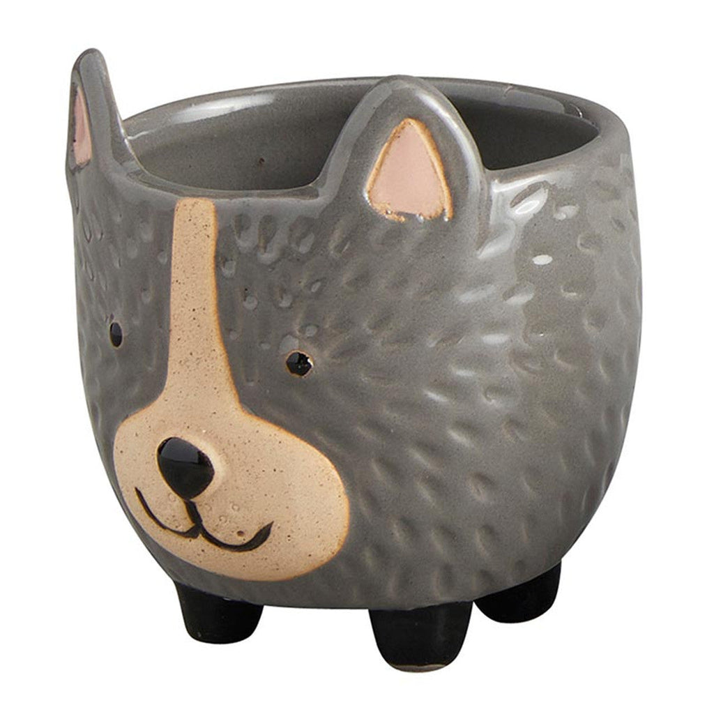 Hedgehog Pot | Decorative Ceramic Planter | 3.25" Tall by The Bullish Store