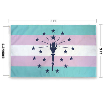 Indiana Transgender Pride Flag