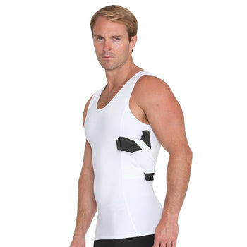 I.S.Pro Tactical Compression Undercover Concealed Carry Holster Muscle Tank Shirt MGT019 by ISProTactical