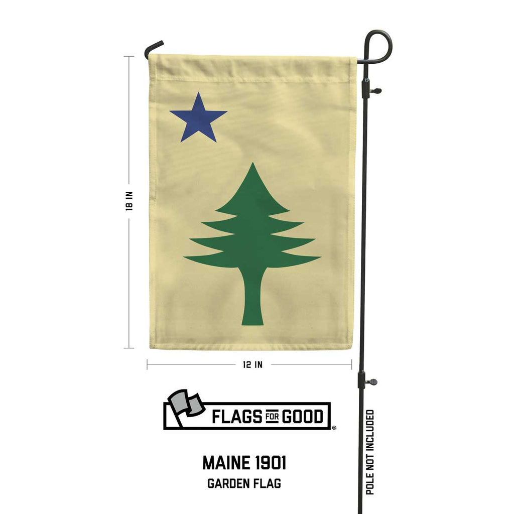 Maine 1901 Garden Flag