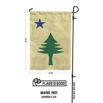 Maine 1901 Garden Flag