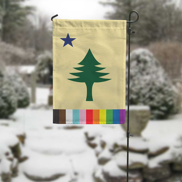 Rainbow Maine 1901 Garden Flag