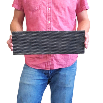 Medium, Black Plastic Foundation with Double Beeswax