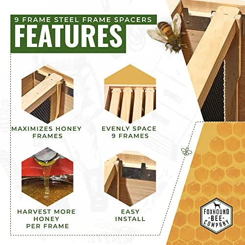 Metal Frame Spacers for 9-Frames