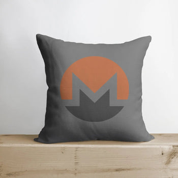 Monero Pillow | Double Sided | Monero Merch | Crypto Plush | Pillow Defi | Throw Pillows | Down Pillows | Crypto Pillows | Handmade in USA by UniikPillows - Proud Libertarian - UniikPillows