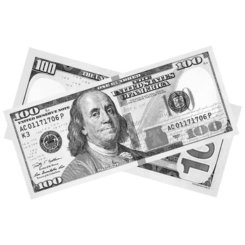 100x $100 New Series Monochrome Gray Bills by Prop Money Inc - Proud Libertarian - Prop Money Inc