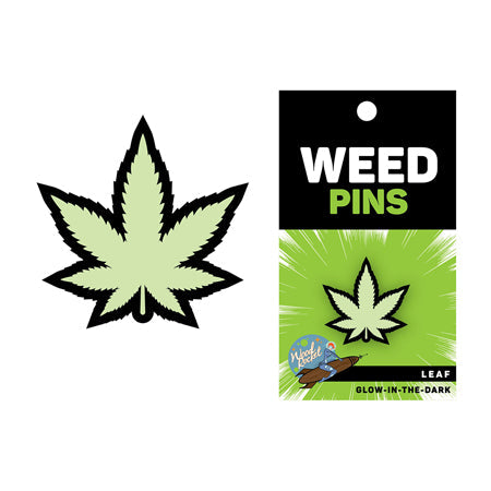 Weed Pin Leaf Glow-in-the-Dark by Sexology