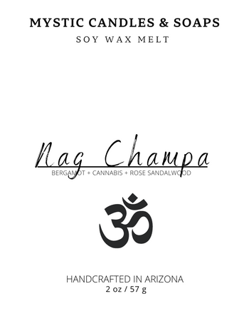 Nag Champa Soy Wax Melt by Mystic Candles
