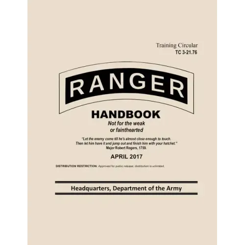 Ranger Handbook Training Circular TC 3-21.76: April 2017