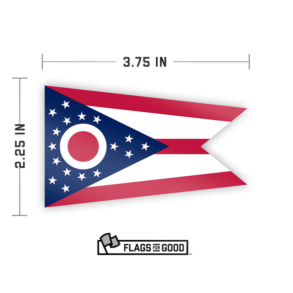 Ohio State Flag Sticker