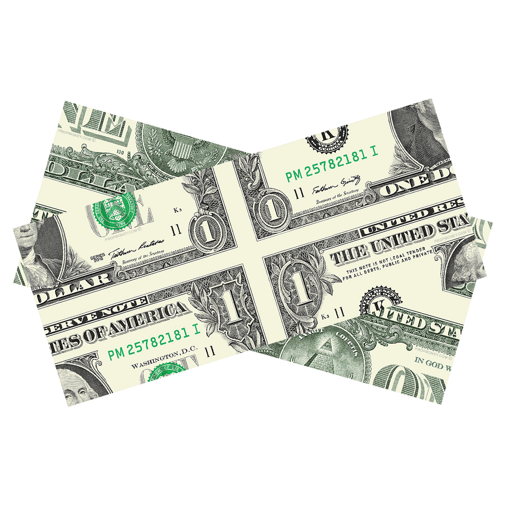 $1 Mis-Made Bills by Prop Money Inc