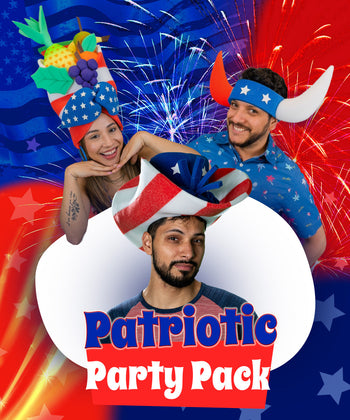 Patriotic Party Pack (20 Hats & 20 Headbands)