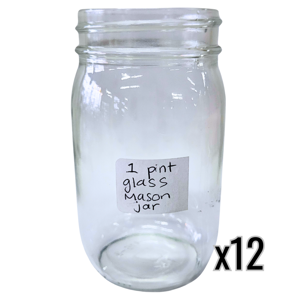 Pint Glass Mason Jar - 16 oz