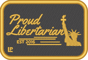 Proud Libertarian Morale Patch - Proud Libertarian - Proud Libertarian