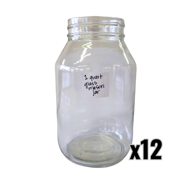 Quart Glass Mason Jar - 32 oz