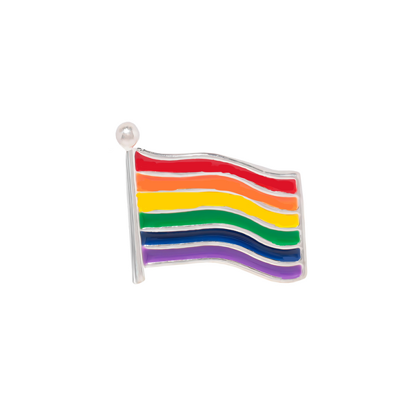 Small Rainbow Flag LGBTQ Pride Lapel Pins by Fundraising For A Cause