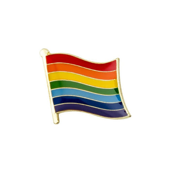 Rainbow Flag Pride Enamel Pin Brooch by The Bullish Store