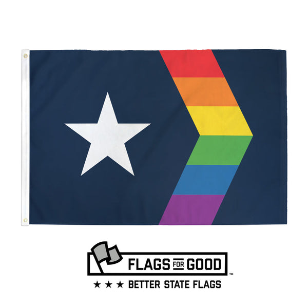 Rainbow Wisconsin Flag by Flags For Good