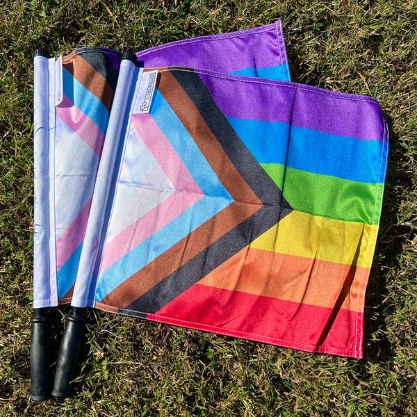 Progress Referee Flags - Set of 2 Flags - Poles Not Included