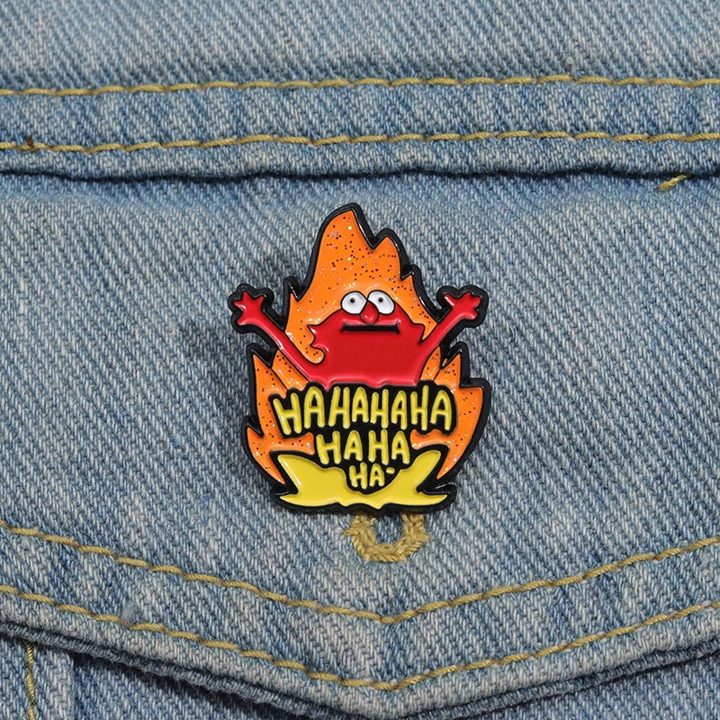 Children's Educational Cartoon Animal Enamel Pins Lapel Badges Jewelry Gift