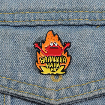 Children's Educational Cartoon Animal Enamel Pins Lapel Badges Jewelry Gift