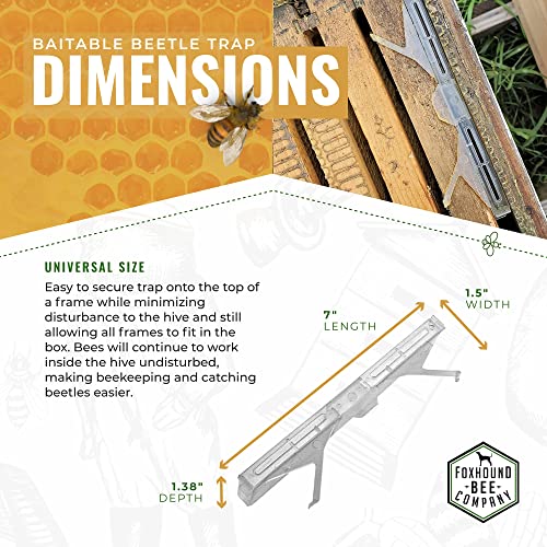 Small Hive Beetle Baitable Trap