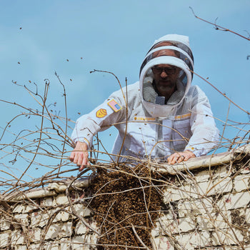 Sting Stopper Professional Ventilated Beekeeping Jacket - Beekeeper White