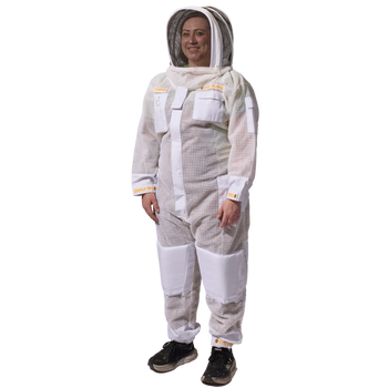 Sting Stopper Professional Ventilated Beekeeping Suit - Beekeeper White
