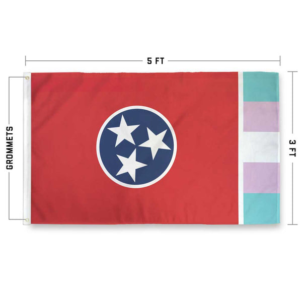 Tennessee Transgender Pride Flag by Flags For Good