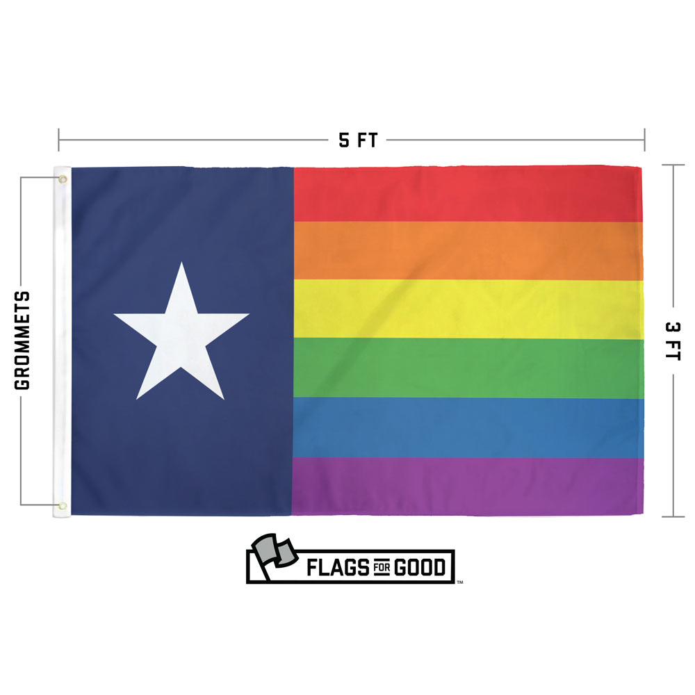 Texas LGBTQ+ Pride Flags