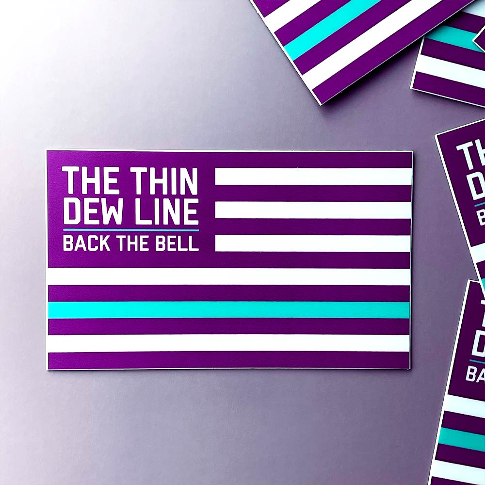 Thin Dew Line (Baja Blast) Sticker
