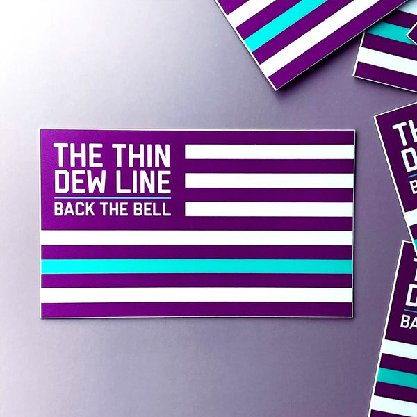 Thin Dew Line (Baja Blast) Sticker