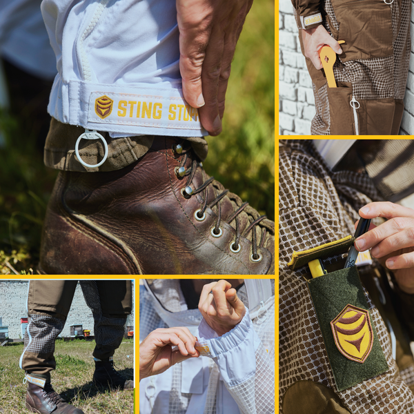 Sting Stopper Professional Ventilated Beekeeping Suit - Beekeeper White