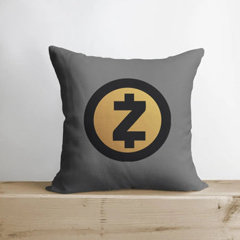 ZCash Pillow | Double Sided | Zcash Merch | Crypto Plush | Pillow Defi | Throw Pillows | Down Pillows | Crypto Pillows | Handmade in USA by UniikPillows - Proud Libertarian - UniikPillows