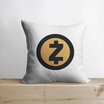 ZCash Pillow | Double Sided | Zcash Merch | Crypto Plush | Pillow Defi | Throw Pillows | Down Pillows | Crypto Pillows | Handmade in USA by UniikPillows - Proud Libertarian - UniikPillows