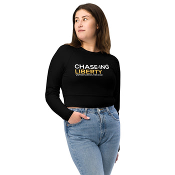 Chase-ing Liberty long-sleeve crop top