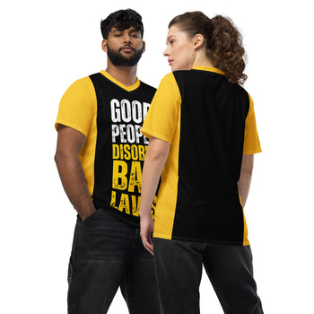 Good People Disobey Bad Laws unisex sports jersey