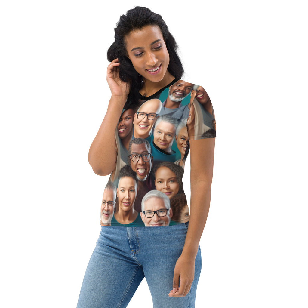Banish Big Brother Anti-Facial Recognition Women's T-shirt
