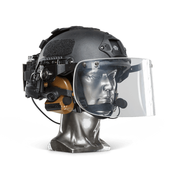 Ballistic Helmet with Face Shield | NIJ Level IIIA+ - Proud Libertarian - Atomic Defense