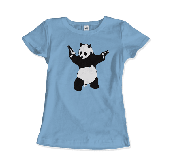 Banksy Pandamonium Armed Panda Artwork T-Shirt by Art-O-Rama Shop