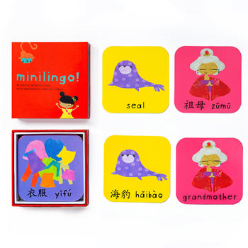 Minilingo, English/Mandarin Flashcards by Worldwide Buddies