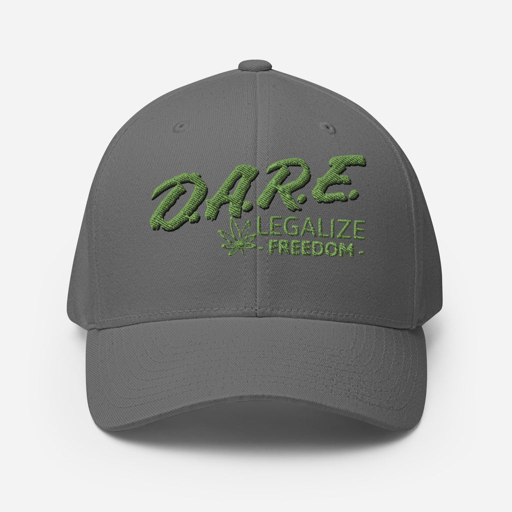 DARE to Legalize Freedom Cannabis Closed-Back Cap