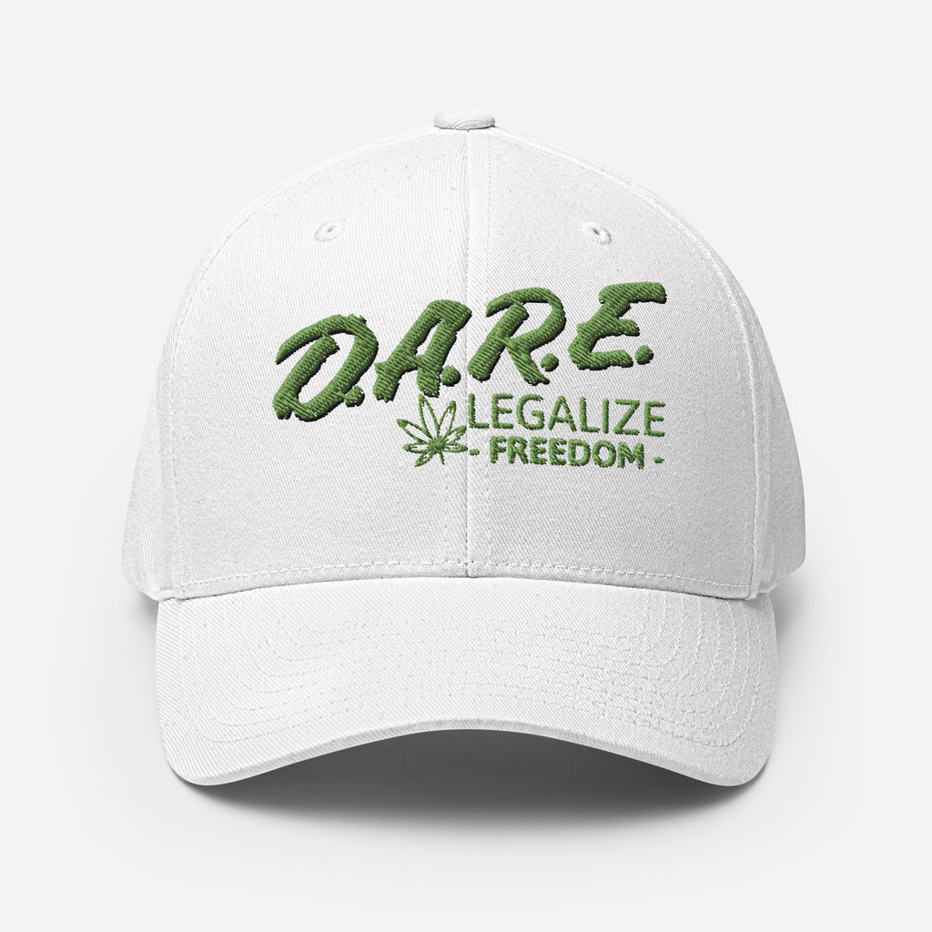 DARE to Legalize Freedom Cannabis Closed-Back Cap