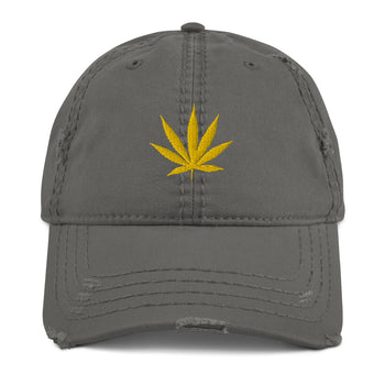 Legalize It Cannabis Distressed Dad Hat - Proud Libertarian - Proud Libertarian