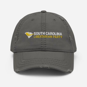 South Carolina Libertarian Party Distressed Dad Hat