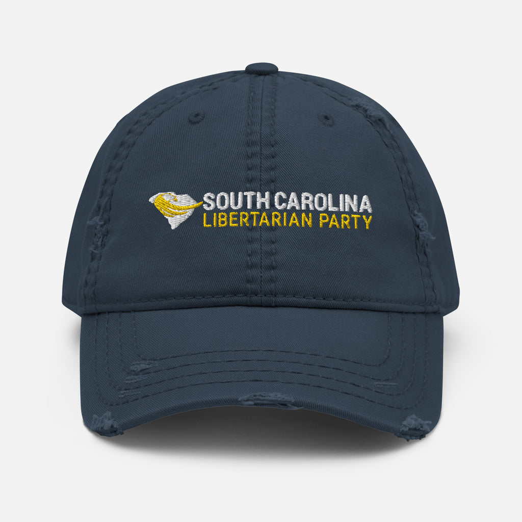 South Carolina Libertarian Party Distressed Dad Hat