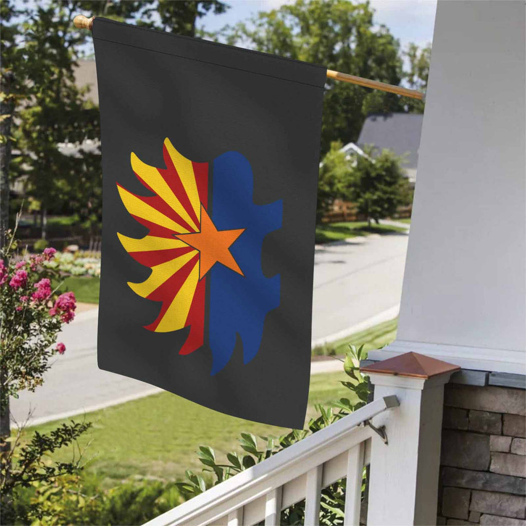 Arizona Libertarian Party Porcupine Double-Sided Flag 36" x 60